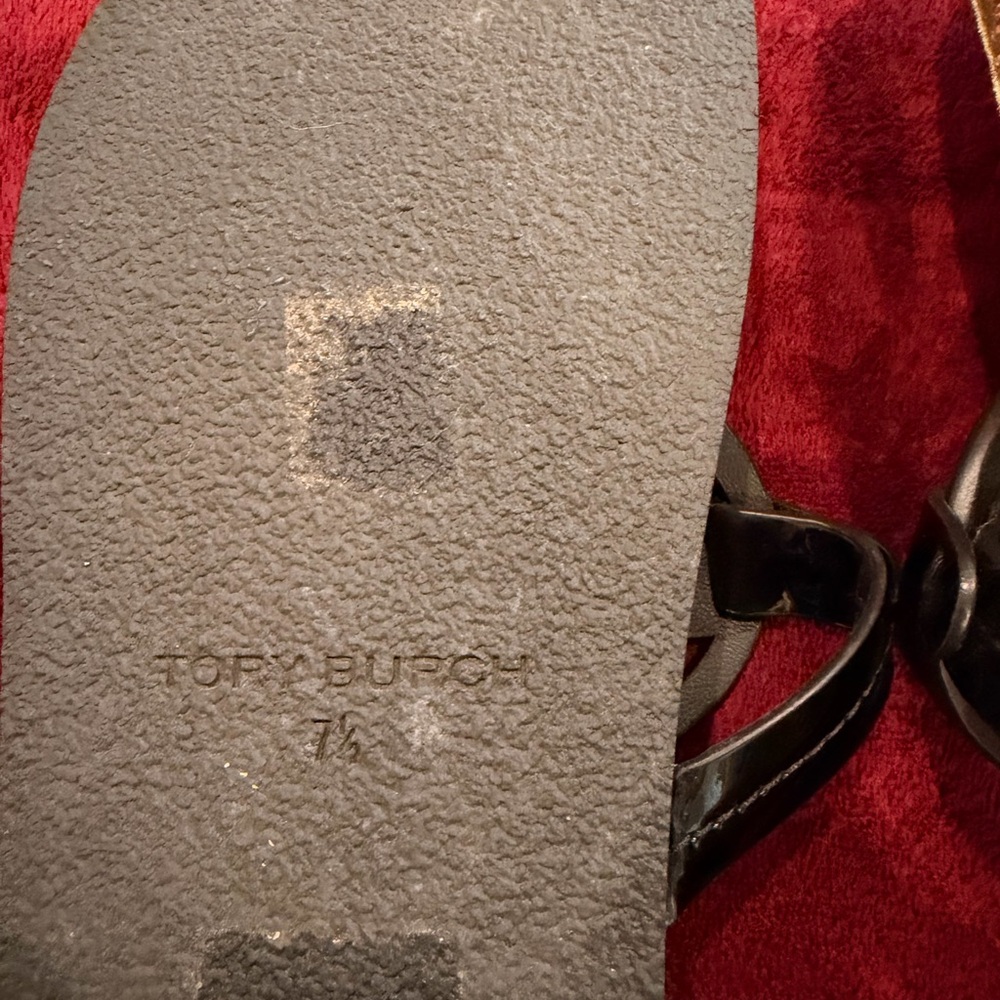 Tory Burch Black and Tan Miller Cloud - Picture 5 of 11
